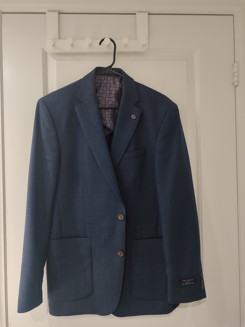 Ted Baker Deep Blue Textured Sport Coat
